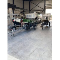 Ladderlift 18m hoog - ongeremde aanhangwagen
