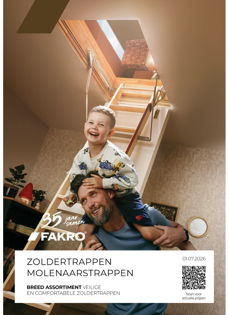 FAKRO Zoldertrappen en Molenaarstrappen